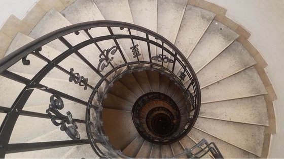 Stairway in Budapest, 2019
